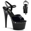 Pleaser - ADORE709LS Sandale à bride à la cheville, Pole dance chaussures - Chaussures de pole dance - Noir Product image